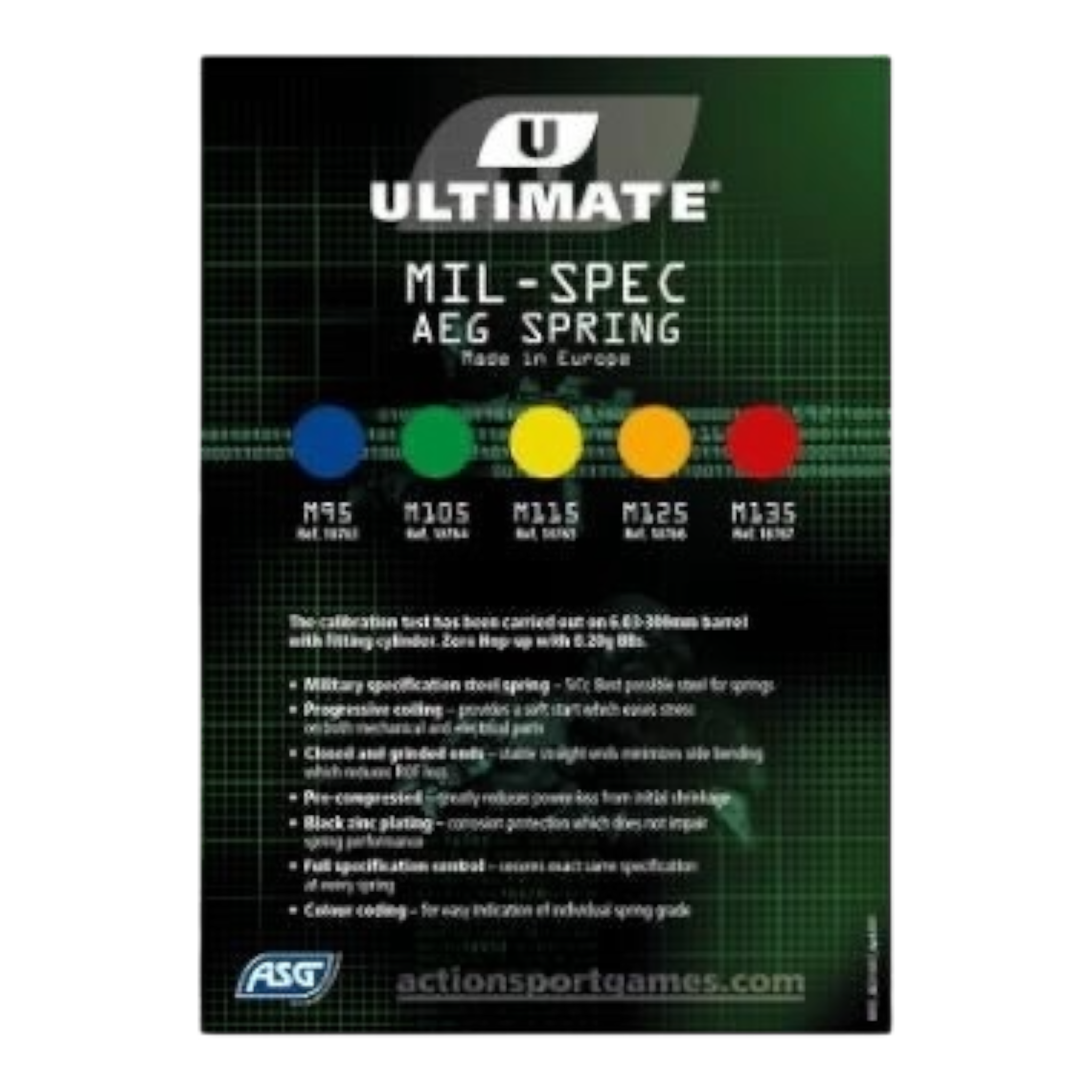 ASG Ultimate Upgrade Spring for AEG ASG Ultimate Upgrade Spring for AEG